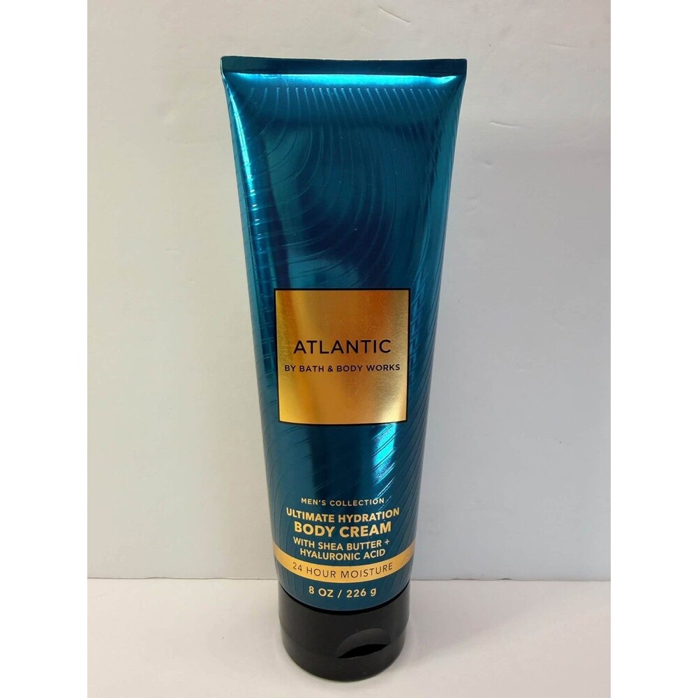 Bath & Body Works Atlantic Mens Body Cream 8oz Discontinued Scent